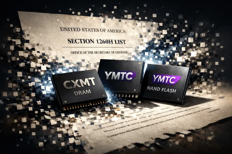 米国防総省の規制リストから中国CXMT・YMTCが除外。AIによるメモリ価格高騰が米中関係を動かした