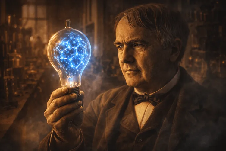 147年前の「失敗」はノーベル賞級の発見だった:エジソンの電球実験がグラフェンを生成していたという衝撃の事実