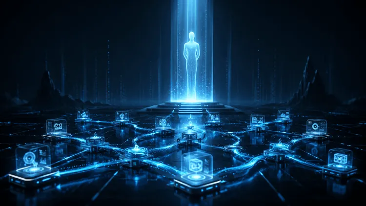 サイバー空間の人型とネットワーク
