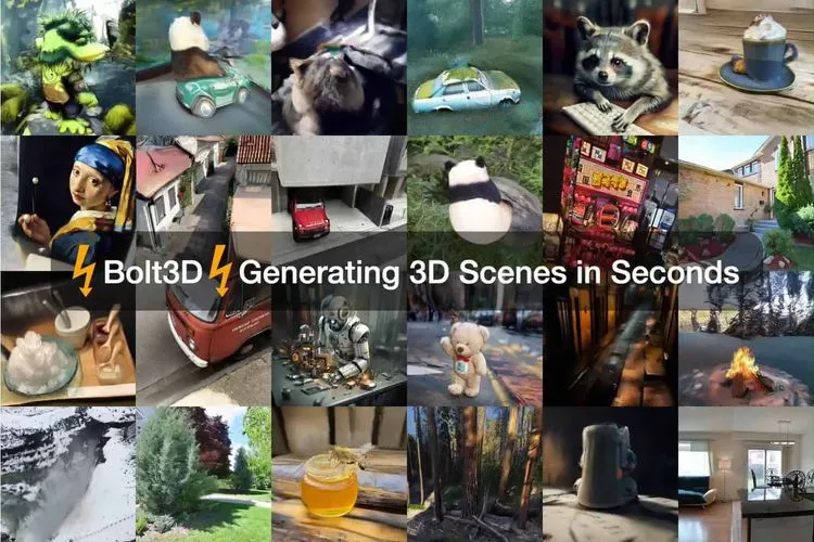 Google Bolt3D：写真から6秒で3Dシーン生成、従来比300倍の高速化を実現