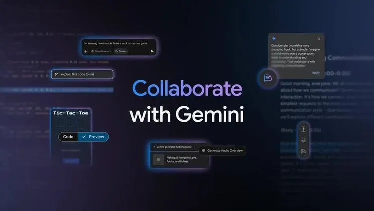 Google Geminiに新機能「Canvas」と「Audio Overviews」が追加