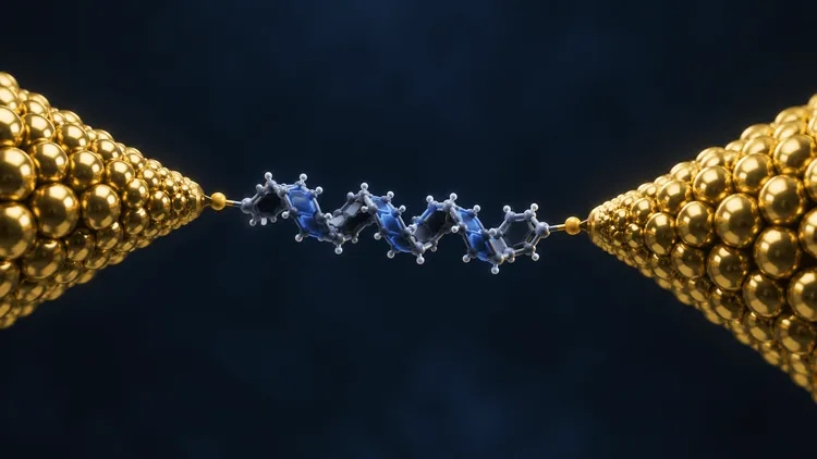 電流で分子を回す「世界最小級の機械」、らせん状の分子で電子の流れを制御する新技術
