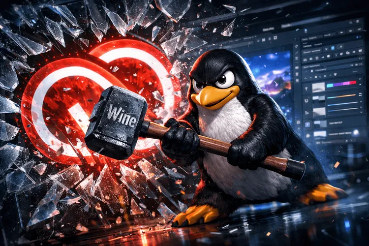 Adobe PhotoshopがLinuxで「完全動作」へ。Wineパッチが破壊したクリエイティブの障壁と、Windows離れの加速