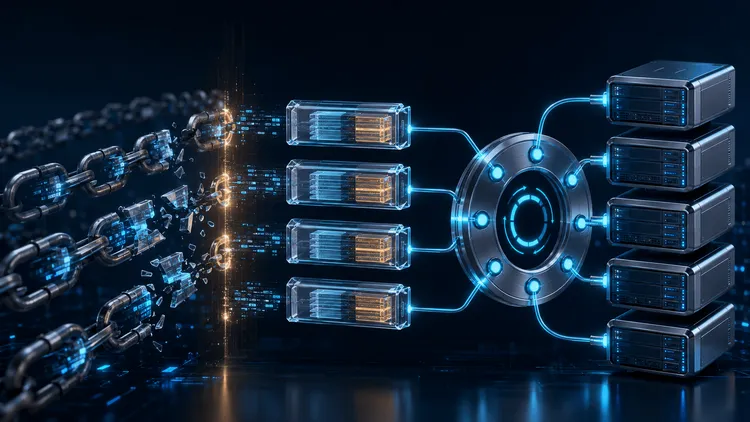 ブロックチェーンとサーバーの連携