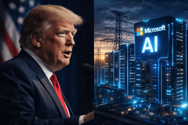 トランプ大統領、Microsoftと「AI電力コスト」負担で合意か：消費者の電気代高騰阻止に向けた「重大な変更」を協議中と発表