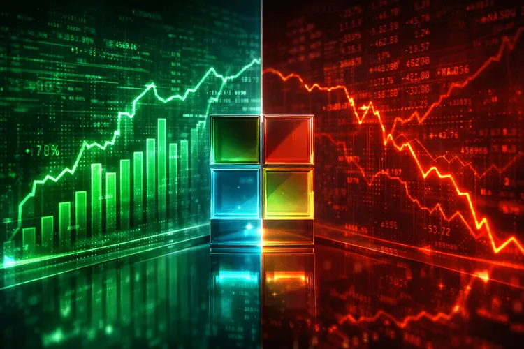 Microsoft 2026年度第2四半期決算：市場予想を上回るも時間外で6％株価は下落、AI需要爆発の裏で高まる「375億ドルの賭け」と投資家の焦燥