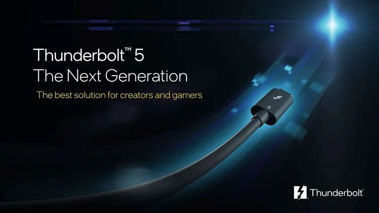 Intel、最大120Gbpsを実現する次世代「Thunderbolt 5」を発表