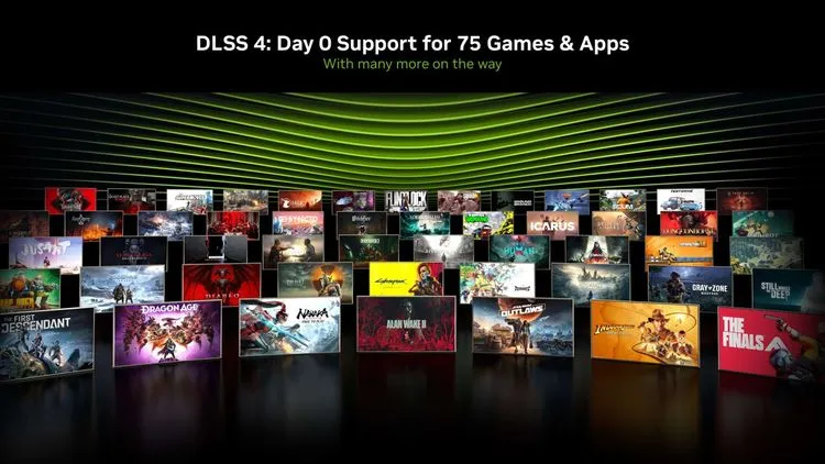 NVIDIA、革新的な「DLSS 4」を発表 &#8211; 最大8倍の性能向上とマルチフレーム生成技術を実現