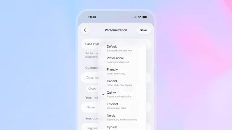 OpenAI、より“賢く、暖かい” GPT-5.1をリリース