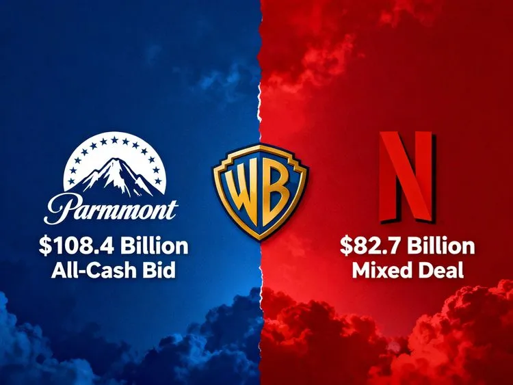 パラマウントがNetflixによるワーナー買収阻止のため1084億ドルの敵対的買収を開始：メディア帝国の命運を賭けたカウンターアタック