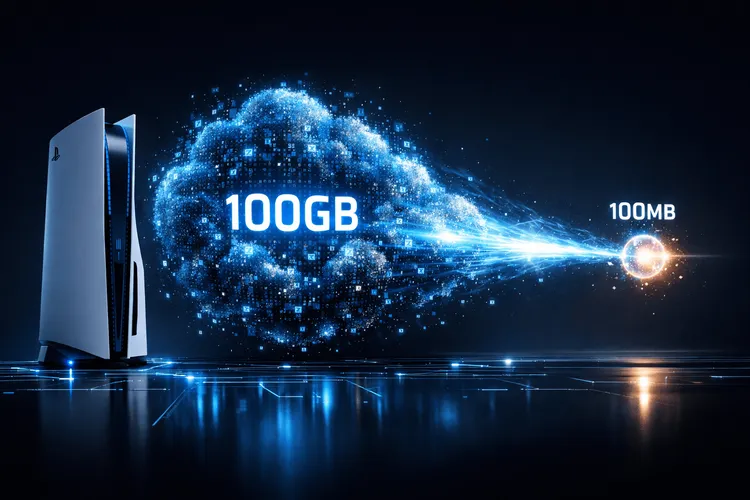 Sonyが100GB超のゲームデータを99.9%削減の「100MB」まで軽量化する新特許を公開：SSD高騰の中でPlayStationの容量不足解消となるか