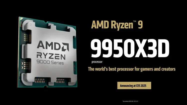 Ryzen 9 9950X3D/9900X3Dベンチマーク流出：シングルコア性能が大幅向上