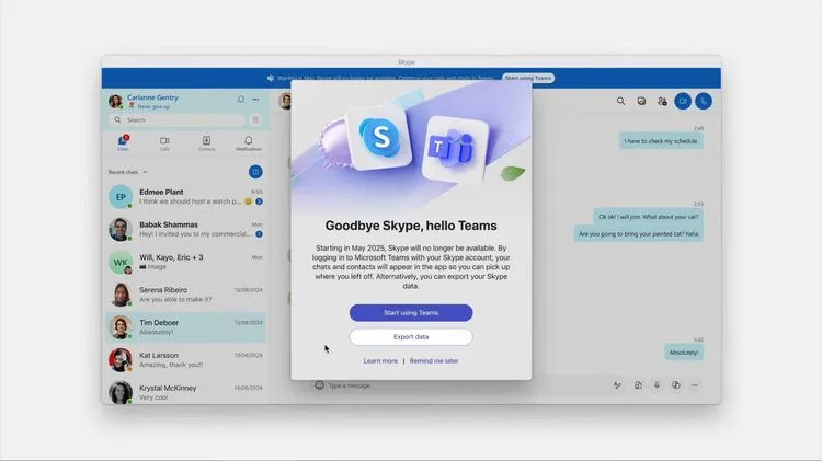 Microsoft、21年の歴史を持つSkypeを2025年5月5日に終了へ