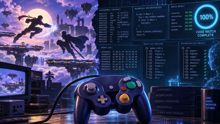 『スマブラDX』のコード復元が100%に──AIによるゲーム再構築が続々と進展