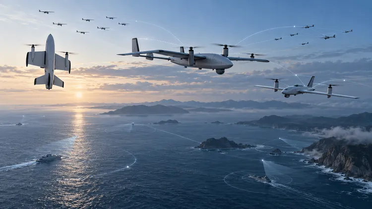 台湾、AIで20機の無人機を同時制御する技術を開発：中国公船への監視強化を視野に
