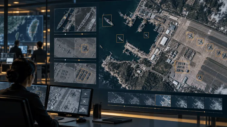 台湾、中国軍の艦船や航空機を衛星画像から自動検出するAIを導入へ、日台合弁企業が受注