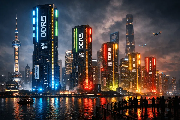 DDR5メモリ1箱が「上海のマンション価格」に匹敵する異常事態：なぜ中国スポット市場は「買い手不在」の氷河期にあるのか
