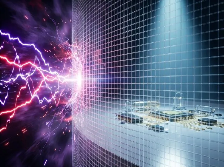 透明な「盾」が電子機器を守る：銀ナノワイヤとレーザー技術が実現した、99.97%の電磁波遮断と光透過の両立