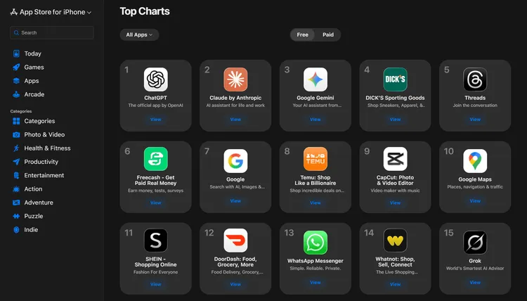 AnthropicのClaude、国防総省への反発後にApp Storeアプリランキングが2位に急上昇：「倫理的反乱」がもたらした逆説の構造的理由