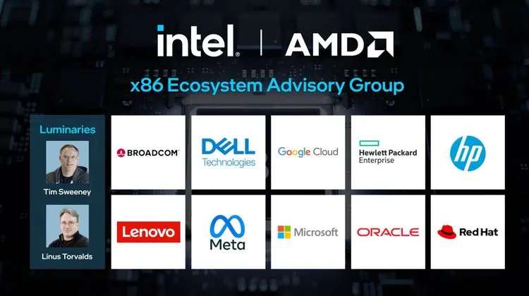 IntelとAMDがx86アーキテクチャの未来のため、「x86 Ecosystem Advisory Group」を設立
