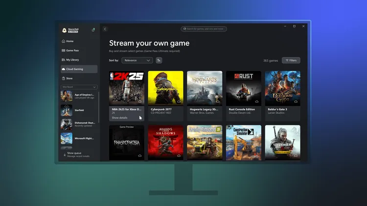 Xbox PCアプリ、所有ゲームのストリーミングに対応へ。Game Pass Ultimate会員向けにInsider先行提供開始