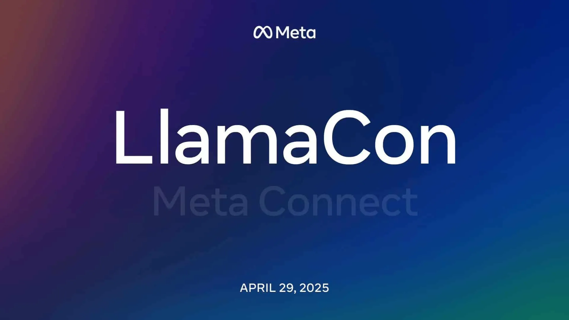 Meta、初のAI開発者向け「LlamaCon」と年次XRイベント「Meta Connect 2025」開催を発表