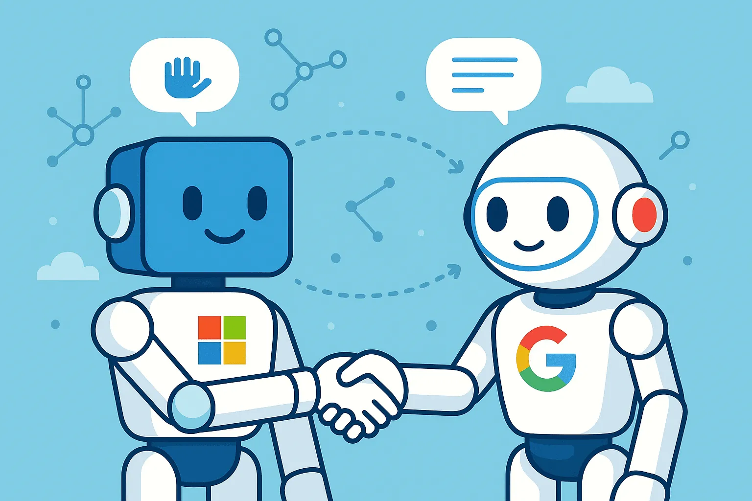 Microsoft、Google提唱のAIエージェント連携プロトコル「A2A」採用へ ― オープン化でエージェント新時代を加速、Azure・Copilotに統合