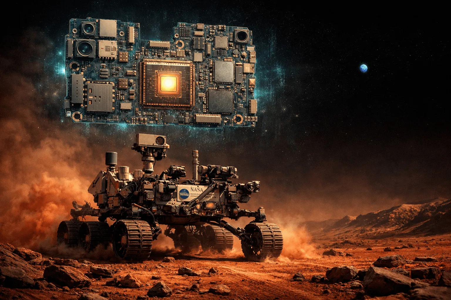 NASAの火星探査車が“スマホ用チップ”で革新的な自律走行を獲得：「型落ち」Snapdragonプロセッサが宇宙開発の常識を破壊する