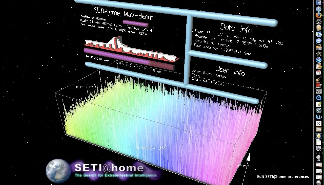 SETI@home、120億の信号から抽出した地球外知的生命体の兆候と思われる「100の候補」を発表