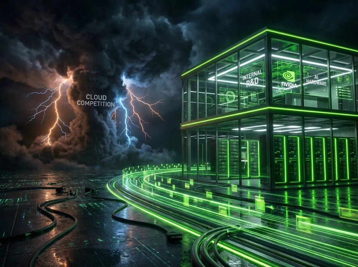 NVIDIAがクラウド覇権争いから撤退：AWSとの競合を回避し、AIハードウェアと「Lepton」へ回帰する戦略的転換へ