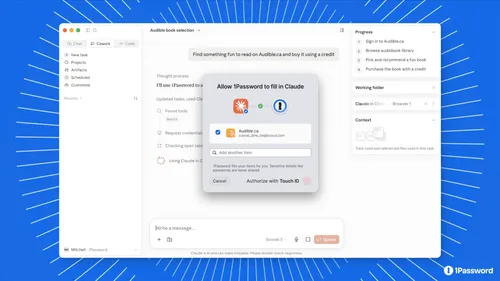 1Password for Claude、パスワードをモデルに渡さずCoworkがログイン