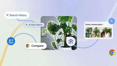 Google、ChromeブラウザにGoogle Lens機能やGeminiによる自然言語での履歴検索機能を追加