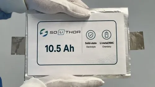 ベルギー発の全固体電池、液体電解質ゼロで465Wh/kgを達成