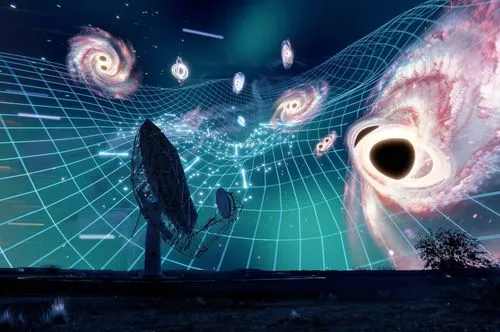 宇宙の振動を観測するため、天文学者たちは銀河サイズの検出器を構築した