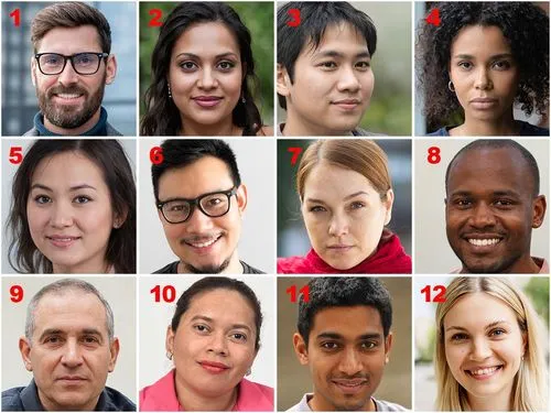 最新AIが生成した人物画像はほとんどの人が見分けることが困難なレベルになってきている