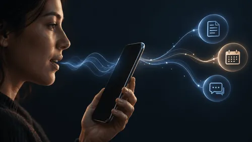ChatGPT、声で接続アプリを使えるように、スマホのWorkにも音声導入