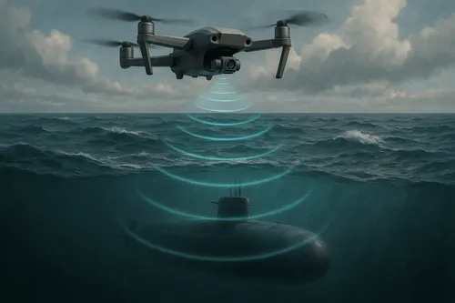 中国の量子センサー搭載ドローン、ステルス潜水艦も探知可能に
