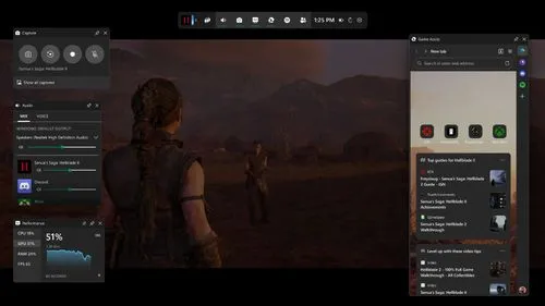 Microsoft Edgeの「ゲームアシスト」機能が一般提供開始―ゲーム中のブラウジングが全ユーザーで利用可能に