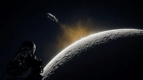 Falcon 9上段が月面へ衝突か、クレーター画像より先に捉えた噴出物の痕跡