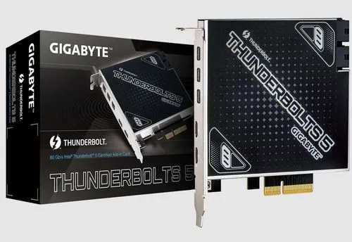 Gigabyteが新たにThunderbolt 5カードを発表 – 既存PCに次世代接続規格をもたらす