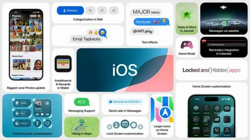 Apple、iOS 18の全機能を公開 – AIツールやゲームモードなど大幅刷新