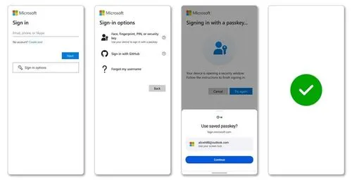 Microsoftアカウントがついにパスキーに対応、パスワードを使わずにログインすることが可能に