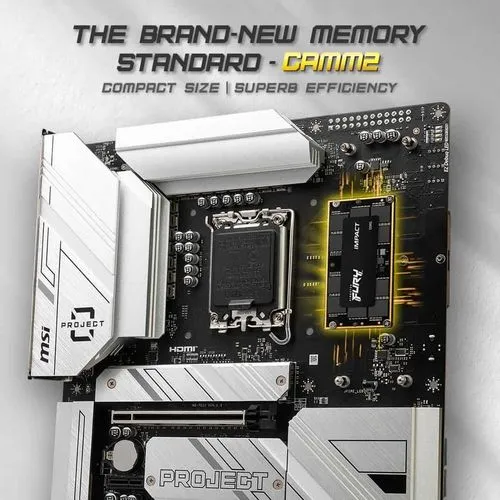 MSI、世界初のCAMM2メモリ規格対応マザーボード「Z790 Project Zero Plus」を発表