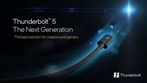 Intel、最大120Gbpsを実現する次世代「Thunderbolt 5」を発表