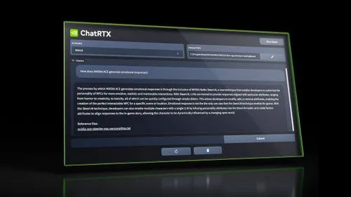 NVIDIA、画像検索、音声認識機能などを追加したローカルAIチャットボットアプリ「ChatRTX」をリリース
