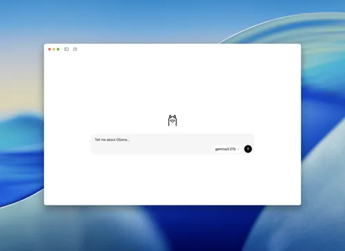 Ollama、誰でも“ローカルAI”が簡単に使えるGUIアプリをリリース：OpenAIのオープンモデルも早速対応