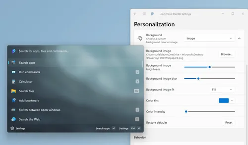 Microsoft PowerToysにマウスの「テレポート」機能CursorWrapと進化したCommand Paletteが登場