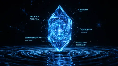 永遠に動き続ける「時間結晶」を現実の機械デバイスに接続することに世界初成功