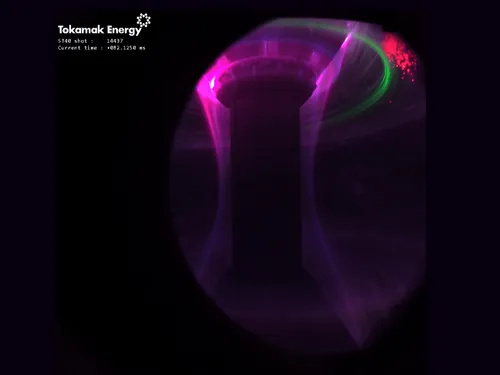 Tokamak Energy、核融合プラズマの高速カラー撮影に世界初成功