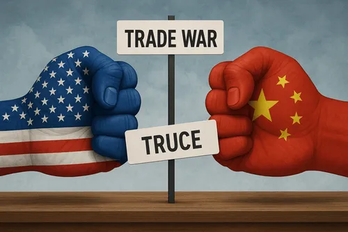 米中、関税戦争に90日間の「休戦」合意：テクノロジー株は急騰、貿易摩擦緩和へ一筋の光明か